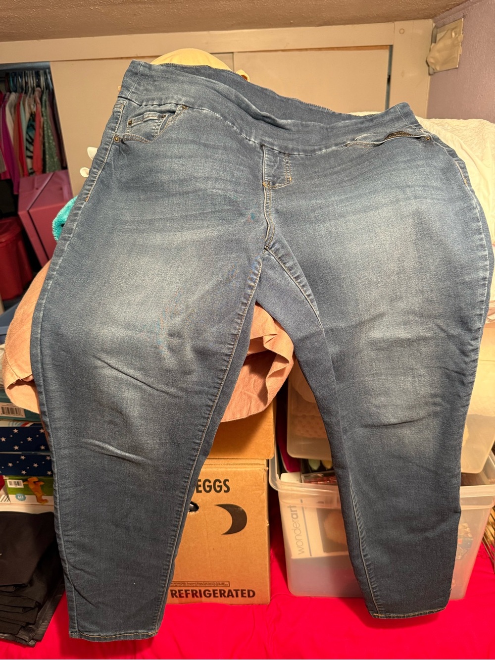 Women’s Stretch Jeggings in Medium Blue
